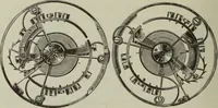 An illustration from Die Hemmungen der Uhren, ihre Entwicklung, Konstruktion, Reparatur und Behandlung vor der Reglage, nebst zugehörigen Tabellen zahlreichen Abbildungen und 6 Porträts. Allegemein verständlich für Uhrmacher, Ingenieure, Techniker u.s.w (1905)