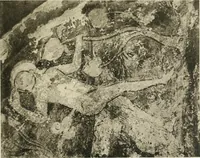An illustration from Die hochromanische Wandmalerei in Regensburg (1920)