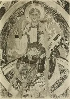 An illustration from Die hochromanische Wandmalerei in Regensburg (1920)