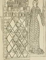An illustration from Die hochromanische Wandmalerei in Regensburg (1920)