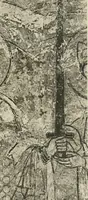 An illustration from Die hochromanische Wandmalerei in Regensburg (1920)