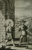 An illustration from Die ihren Gott liebende Seele, vorgestellt in den Sinnbildern des Hermanni Hugonis über seine Pia desideria, und des Ottonis Vaenii, über die Liebe Gottes, mit neuen Kupffern und Versen, welche zielen auf das innere Christenthum, aus dem Frantzösischen ins Teutsche übersetzt (1743)