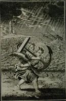 An illustration from Die ihren Gott liebende Seele, vorgestellt in den Sinnbildern des Hermanni Hugonis über seine Pia desideria, und des Ottonis Vaenii, über die Liebe Gottes, mit neuen Kupffern und Versen, welche zielen auf das innere Christenthum, aus dem Frantzösischen ins Teutsche übersetzt (1743)