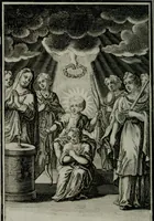 An illustration from Die ihren Gott liebende Seele, vorgestellt in den Sinnbildern des Hermanni Hugonis über seine Pia desideria, und des Ottonis Vaenii, über die Liebe Gottes, mit neuen Kupffern und Versen, welche zielen auf das innere Christenthum, aus dem Frantzösischen ins Teutsche übersetzt (1743)