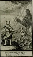An illustration from Die ihren Gott liebende Seele, vorgestellt in den Sinnbildern des Hermanni Hugonis über seine Pia desideria, und des Ottonis Vaenii, über die Liebe Gottes, mit neuen Kupffern und Versen, welche zielen auf das innere Christenthum, aus dem Frantzösischen ins Teutsche übersetzt (1743)