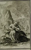 An illustration from Die ihren Gott liebende Seele, vorgestellt in den Sinnbildern des Hermanni Hugonis über seine Pia desideria, und des Ottonis Vaenii, über die Liebe Gottes, mit neuen Kupffern und Versen, welche zielen auf das innere Christenthum, aus dem Frantzösischen ins Teutsche übersetzt (1743)