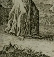 An illustration from Die ihren Gott liebende Seele, vorgestellt in den Sinnbildern des Hermanni Hugonis über seine Pia desideria, und des Ottonis Vaenii, über die Liebe Gottes, mit neuen Kupffern und Versen, welche zielen auf das innere Christenthum, aus dem Frantzösischen ins Teutsche übersetzt (1743)