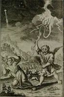 An illustration from Die ihren Gott liebende Seele, vorgestellt in den Sinnbildern des Hermanni Hugonis über seine Pia desideria, und des Ottonis Vaenii, über die Liebe Gottes, mit neuen Kupffern und Versen, welche zielen auf das innere Christenthum, aus dem Frantzösischen ins Teutsche übersetzt (1743)
