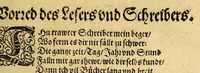 Picture 2 of 13 from Die Jahr Blum, : das ist, Ein kurtzer Auszzug [sic] vnd Begriff ausz vilerley Jüdischen, Griechischen, Romischen vnd Teutschen Scribenten, darin[n]en als in einer ordentlichen vnd verstendigen Summa begriffen seind fast alle Jahren von Erschaffung der Welt an, biss auff diss gegenwertige Jahr. Darauss der Monarchien succession, viler Reich auff vnnd vndergang, nam[m]haffter Völcker vnder Juden, Heiden vnd Christen, Kriegen vnnd Thaten: Berhümpter Personen als Potentaten, Heerführer, Tyrannen, Martyrer, Gelehrten vnd Künstner Geburts, Lebens, vnd Sterbens Jahr, newe Fünd, Geistlicher vnd Politischer Ceremonien auff vnd abbringung, on alle müh mag erlernet werden. Allen frommen Teutschen vnd der Antiquiteten liebhabern zu gefallen in allsolches Handtbüchlein zusamen gelesen, welches zuuor also nie in Truck aussgangen, vnd in lustige Reimen verfasset, (1595), leaf 11