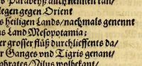 An illustration from Die Jahr Blum, : das ist, Ein kurtzer Auszzug [sic] vnd Begriff ausz vilerley Jüdischen, Griechischen, Romischen vnd Teutschen Scribenten, darin[n]en als in einer ordentlichen vnd verstendigen Summa begriffen seind fast alle Jahren von Erschaffung der Welt an, biss auff diss gegenwertige Jahr. Darauss der Monarchien succession, viler Reich auff vnnd vndergang, nam[m]haffter Völcker vnder Juden, Heiden vnd Christen, Kriegen vnnd Thaten: Berhümpter Personen als Potentaten, Heerführer, Tyrannen, Martyrer, Gelehrten vnd Künstner Geburts, Lebens, vnd Sterbens Jahr, newe Fünd, Geistlicher vnd Politischer Ceremonien auff vnd abbringung, on alle müh mag erlernet werden. Allen frommen Teutschen vnd der Antiquiteten liebhabern zu gefallen in allsolches Handtbüchlein zusamen gelesen, welches zuuor also nie in Truck aussgangen, vnd in lustige Reimen verfasset, (1595)