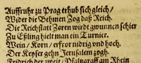 An illustration from Die Jahr Blum, : das ist, Ein kurtzer Auszzug [sic] vnd Begriff ausz vilerley Jüdischen, Griechischen, Romischen vnd Teutschen Scribenten, darin[n]en als in einer ordentlichen vnd verstendigen Summa begriffen seind fast alle Jahren von Erschaffung der Welt an, biss auff diss gegenwertige Jahr. Darauss der Monarchien succession, viler Reich auff vnnd vndergang, nam[m]haffter Völcker vnder Juden, Heiden vnd Christen, Kriegen vnnd Thaten: Berhümpter Personen als Potentaten, Heerführer, Tyrannen, Martyrer, Gelehrten vnd Künstner Geburts, Lebens, vnd Sterbens Jahr, newe Fünd, Geistlicher vnd Politischer Ceremonien auff vnd abbringung, on alle müh mag erlernet werden. Allen frommen Teutschen vnd der Antiquiteten liebhabern zu gefallen in allsolches Handtbüchlein zusamen gelesen, welches zuuor also nie in Truck aussgangen, vnd in lustige Reimen verfasset, (1595)