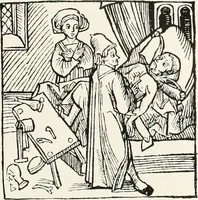 An illustration from Die Karikatur und Satire in der Medizin : mediko-kunsthistorische Studie (1921)