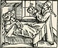 An illustration from Die Karikatur und Satire in der Medizin : mediko-kunsthistorische Studie (1921)