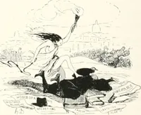 An illustration from Die Karikatur und Satire in der Medizin : mediko-kunsthistorische Studie (1921)