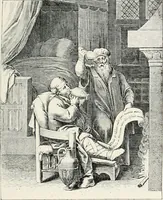 An illustration from Die Karikatur und Satire in der Medizin : mediko-kunsthistorische Studie (1921)