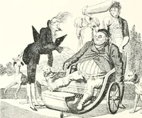 An illustration from Die Karikatur und Satire in der Medizin : mediko-kunsthistorische Studie (1921)