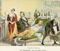 Picture 82 of 260 from Die Karikatur und Satire in der Medizin : mediko-kunsthistorische Studie (1921), leaf 202
