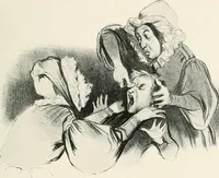 An illustration from Die Karikatur und Satire in der Medizin : mediko-kunsthistorische Studie (1921)