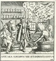 An illustration from Die Karikatur und Satire in der Medizin : mediko-kunsthistorische Studie (1921)