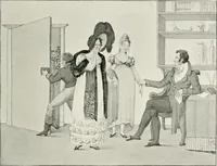 An illustration from Die Karikatur und Satire in der Medizin : mediko-kunsthistorische Studie (1921)