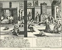 An illustration from Die Karikatur und Satire in der Medizin : mediko-kunsthistorische Studie (1921)