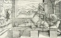 An illustration from Die Karikatur und Satire in der Medizin : mediko-kunsthistorische Studie (1921)
