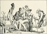 An illustration from Die Karikatur und Satire in der Medizin : mediko-kunsthistorische Studie (1921)