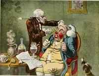 An illustration from Die Karikatur und Satire in der Medizin : mediko-kunsthistorische Studie (1921)