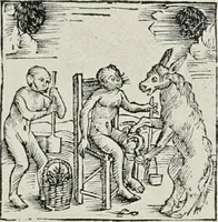 An illustration from Die Karikatur und Satire in der Medizin : mediko-kunsthistorische Studie (1921)
