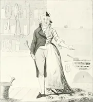 An illustration from Die Karikatur und Satire in der Medizin : mediko-kunsthistorische Studie (1921)