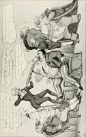 An illustration from Die Karikatur und Satire in der Medizin : mediko-kunsthistorische Studie (1921)