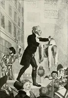 Picture 185 of 260 from Die Karikatur und Satire in der Medizin : mediko-kunsthistorische Studie (1921), leaf 352
