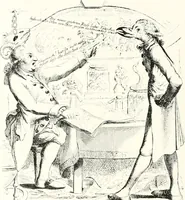 An illustration from Die Karikatur und Satire in der Medizin : mediko-kunsthistorische Studie (1921)