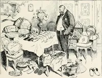 An illustration from Die Karikatur und Satire in der Medizin : mediko-kunsthistorische Studie (1921)