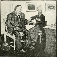 An illustration from Die Karikatur und Satire in der Medizin : mediko-kunsthistorische Studie (1921)