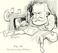 Picture 254 of 260 from Die Karikatur und Satire in der Medizin : mediko-kunsthistorische Studie (1921), leaf 439