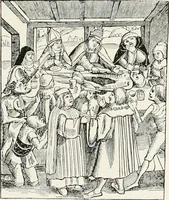 An illustration from Die Karikatur und Satire in der Medizin : mediko-kunsthistorische Studie (1921)
