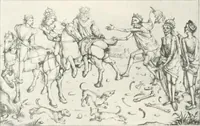 An illustration from Die Karikatur und Satire in der Medizin : mediko-kunsthistorische Studie (1921)