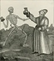 An illustration from Die Karikatur und Satire in der Medizin : mediko-kunsthistorische Studie (1921)
