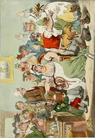 An illustration from Die Karikatur und Satire in der Medizin : mediko-kunsthistorische Studie (1921)