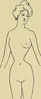 An illustration from Die Kultur des weiblichen Körpers als Grundlage der Frauenkleidung (1902)