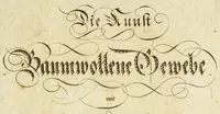An illustration from Die kunst Baumwollene Gewebe mit ächten und unächten Farben zu drucken, einzumahlen, und nach der von Chaptal beschriebene Methode durch Dämpfe zu bleichen : aus dem Französischen mit Anmerk. und Zusätzen