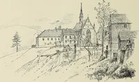 An illustration from Die Kunstdenkmaler der Stadte und Kreise Gladbach und Krefeld (1896)