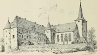 An illustration from Die Kunstdenkmaler der Stadte und Kreise Gladbach und Krefeld (1896)