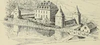 An illustration from Die Kunstdenkmaler der Stadte und Kreise Gladbach und Krefeld (1896)