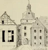 An illustration from Die Kunstdenkmaler der Stadte und Kreise Gladbach und Krefeld (1896)