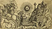 Picture 82 of 94 from Die Kunst der Chiromantzey : vsz Besehung der Hend. Physiognomey / vsz Anblick des Menschens. Natürlichen Astrologey noch dem Lauff der Soñen. Complexion eins yegklichen Menschens. Natürlichen Ynflüssz der Planeten. der zwolff Zeichen Angesychten. Ettliche Canones / zu Erkantnüsz der Menschen Kranckheiten / solicher weisz vormals nye beschriben oder gedruckt. Zusamen verordnet / vnd verteütscht durch ... (1523), leaf 125