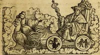 Picture 87 of 94 from Die Kunst der Chiromantzey : vsz Besehung der Hend. Physiognomey / vsz Anblick des Menschens. Natürlichen Astrologey noch dem Lauff der Soñen. Complexion eins yegklichen Menschens. Natürlichen Ynflüssz der Planeten. der zwolff Zeichen Angesychten. Ettliche Canones / zu Erkantnüsz der Menschen Kranckheiten / solicher weisz vormals nye beschriben oder gedruckt. Zusamen verordnet / vnd verteütscht durch ... (1523), leaf 134