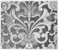 An illustration from Die Kunst der Goldstickerei nebst einer Anleitung zur Verwendung der Goldstickerei in Verbindung mit Application (1890)