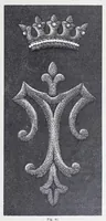 Picture 10 of 18 from Die Kunst der Goldstickerei nebst einer Anleitung zur Verwendung der Goldstickerei in Verbindung mit Application (1890), leaf 35